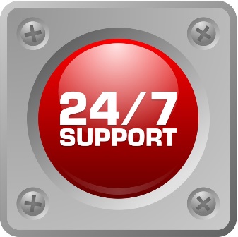 24/7 – Around-the-clock support